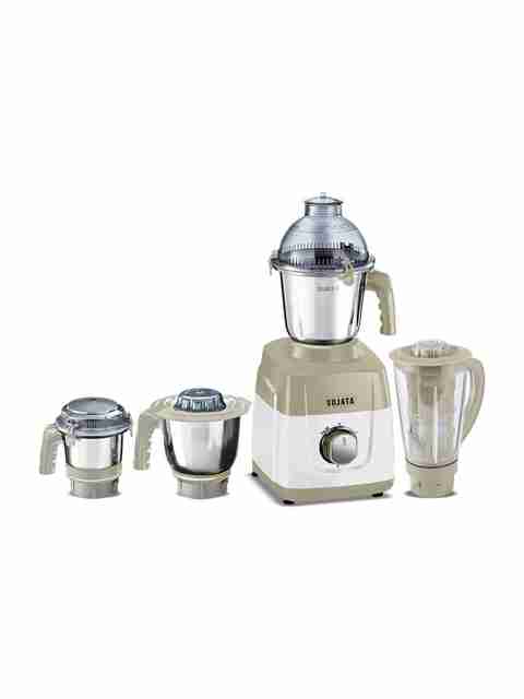 Sujata MG 1000W Mixer Grinder, Beige and White - Image 5