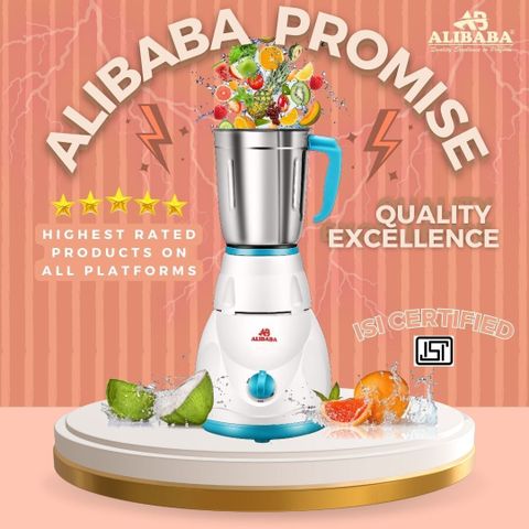 Alibaba Starlet Super Combo 750W Dry Iron & 550W Mixer Grinder - Image 5