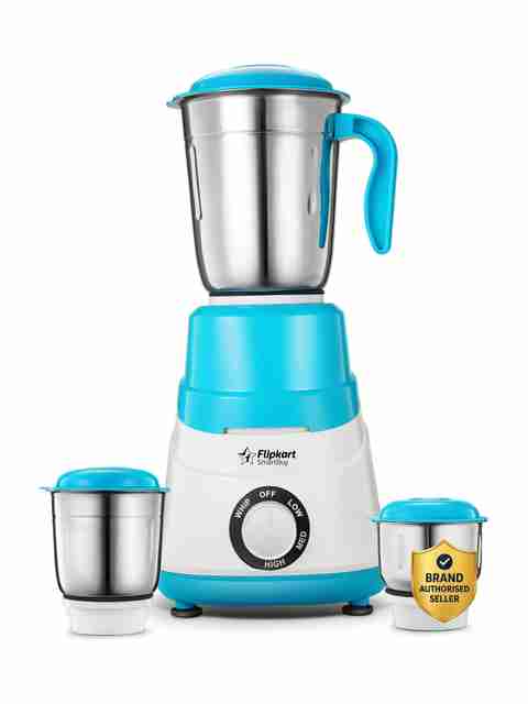 Flipkart SmartBuy Pento Blue 500 W Mixer Grinder (Pento | 3 Jars | Sky Blue) - Image 5