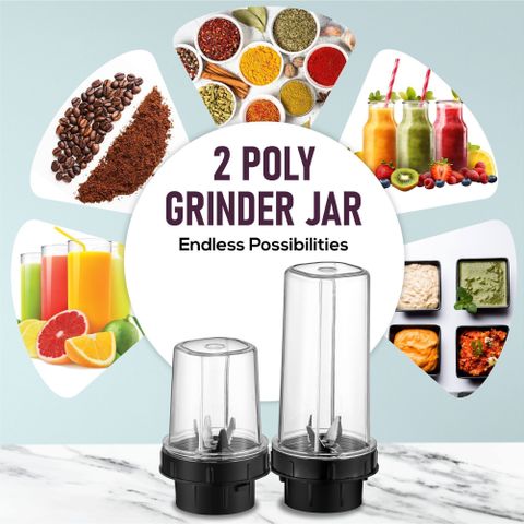 Moonstruck Lavex 5 Jar Mixer Grinder 750W Purple - Image 8