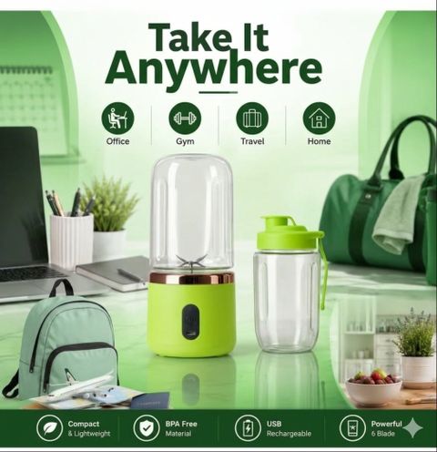 GemsofRJ Gems00101 100W Mixer Blender, 2 Jars, Green - Image 6