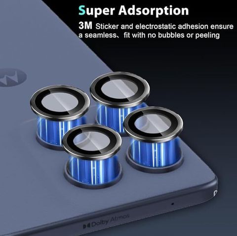 AKSHUD Back Camera Lens Ring Guard Protector for Moto Edge 70 Pro Plus 5G, Motorola Edge 70 Pro Plus 5G, Motorola Edge 70 Pro+ 5G (Pack of: 4) - Image 8