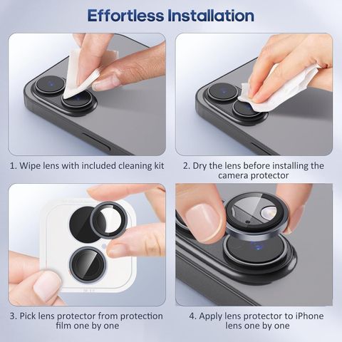 AKSHUD Back Camera Lens Ring Guard Protector for Moto Edge 70 Pro Plus 5G, Motorola Edge 70 Pro Plus 5G, Motorola Edge 70 Pro+ 5G (Pack of: 4) - Image 7