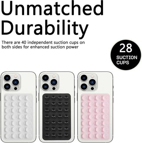 Clickcase Double Sided Suction Phone Grip For All iphones/Android Smart Phone's Mobile Holder - Image 6