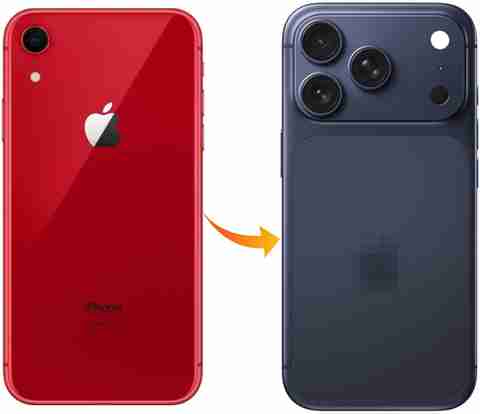 Apple iPhone XR 17Proカスタム128GBレッド Jaaro iPhone XR to 17 Pro Converter – Complete Housing Panel with