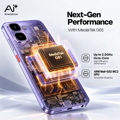 Ai+ Pulse 2 FE 64GB 4GB RAM Purple - Image 4