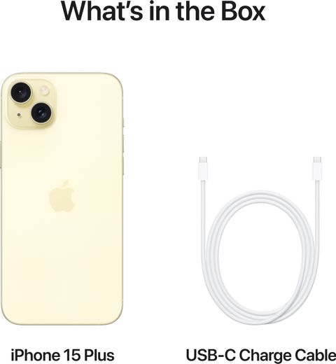 Apple iPhone 15 plus イエロー 本体 Apple iPhone 15 Plus (Yellow, 256 GB)