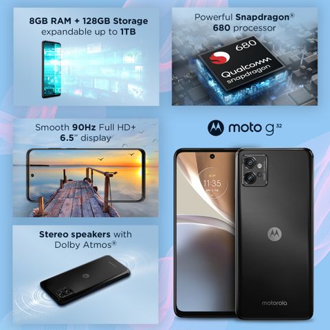 MOTOROLA G32 (Mineral Gray, 128 GB) (8 GB RAM)