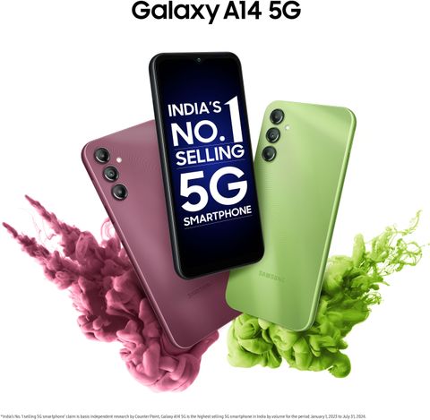 Samsung Galaxy A14 5G (Light Green, 128 GB) (4 GB RAM) - Image 6