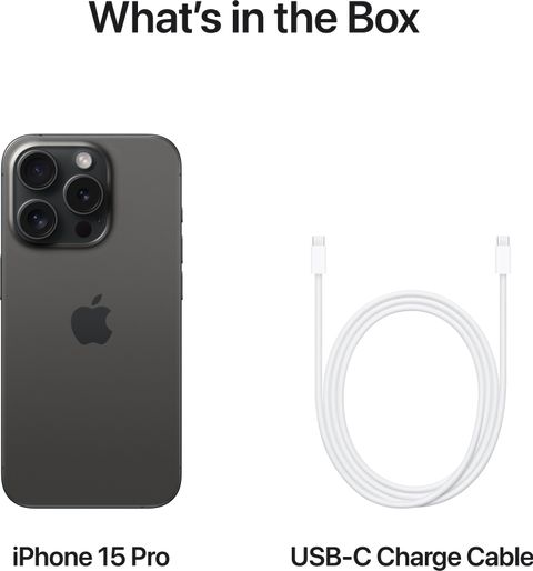 Apple iPhone 15 Pro (Black Titanium, 256 GB)