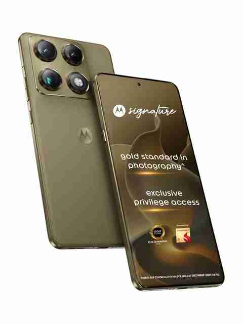 Motorola Signature 5G, 512GB, 16GB RAM, Martini Olive - Image 4