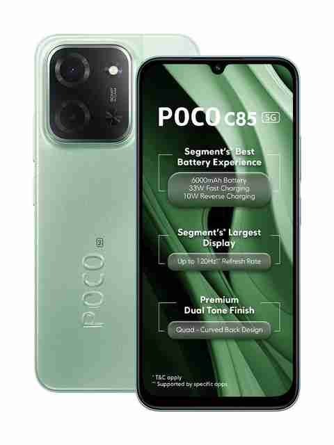 POCO C85 5G (Spring Green, 128 GB) (4 GB RAM) - Image 2