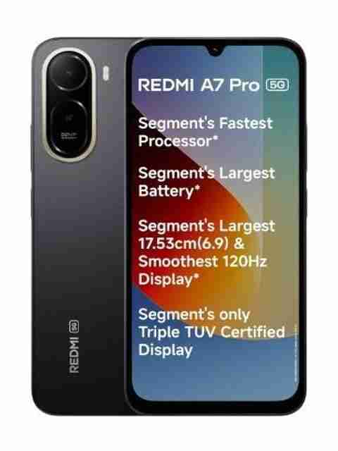 Redmi A7 Pro 5G (Black, 128 GB, 4 GB RAM) - Image 5