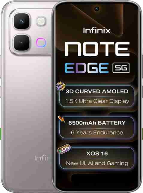Infinix Note Edge 5G, 256GB, 8GB RAM, Lunar Titanium - Image 5