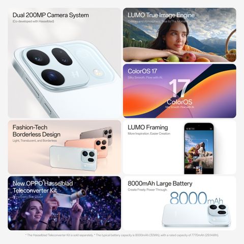 OPPO Find X10 256GB 12GB RAM Glacier Blue - Image 3