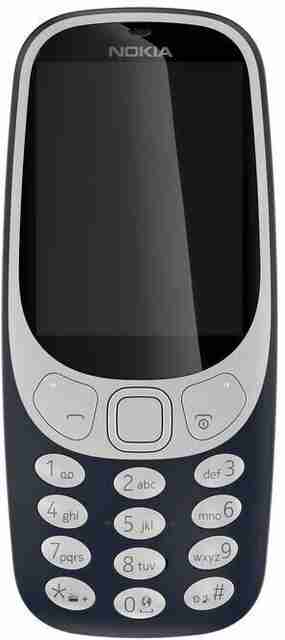 Nokia 3310 Dual SIM Keypad Mobile with MP3 Player, FM Radio & Rear
