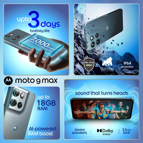 Motorola g max 128GB 6GB RAM Stargazer - Image 6