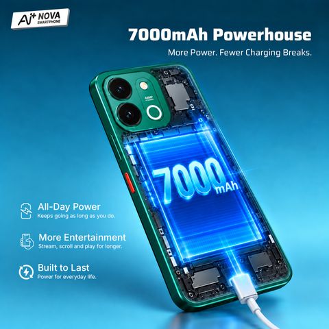 Ai+ Nova 2 Power 5G (Ocean Green, 128 GB, 8 GB RAM) - Image 7