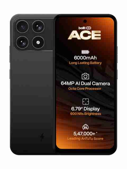 BOLTT ACE 5G Midnight Black 128GB 8GB RAM - Image 5