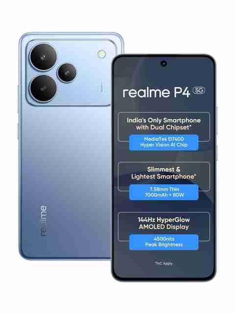 realme P4 5G Engine Blue 128GB 8GB RAM - Image 4