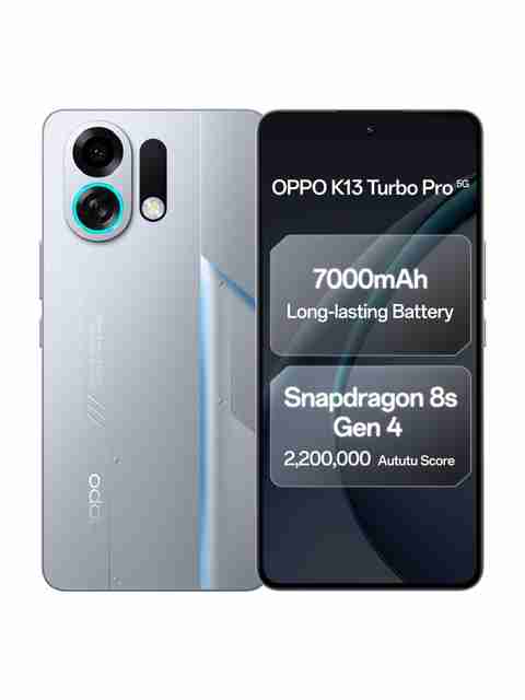 OPPO K13 Turbo Pro 5G (Silver Knight, 256 GB) (8 GB RAM) - Image 5