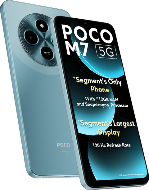 Xiaomi POCO M7 6GB/128GB ブルー新品同様品 POCO M7 5G (128 GB Storage, 6 GB RAM) Online at Best Price On