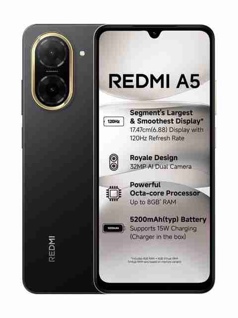 Redmi A5 ブラック 3GB+64GB ジムーフリ➖ REDMI A5 (64 GB Storage, 3 GB RAM) Online at Best Price On