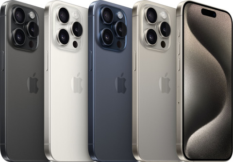 Apple iPhone 15 Pro (Natural Titanium, 128 GB)