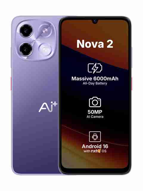 Ai+ Nova 2 5G (Purple, 128 GB, 6 GB RAM) - Image 3