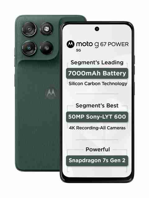 MOTOROLA g67 power 5G Snapdragon (Pantone Cilantro, 128 GB) (8 GB RAM) - Image 2