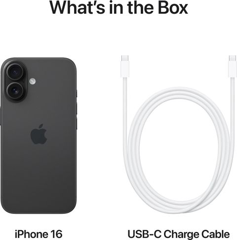 Apple iPhone 16 (Black, 128 GB)