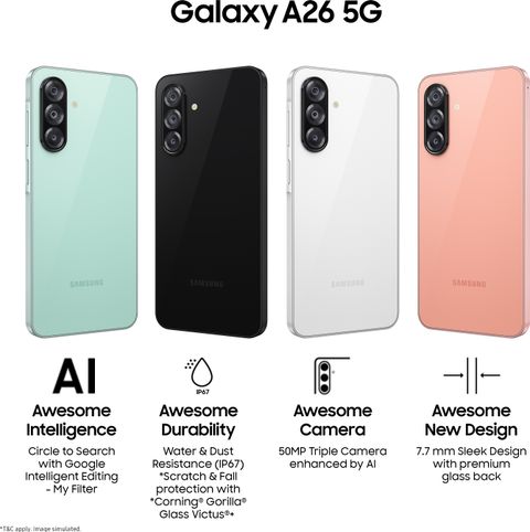 【SIMフリー】Samsung Galaxy A26 5G 本体 Samsung Galaxy A26 5G (128 GB Storage, 8 GB RAM) Online at Best