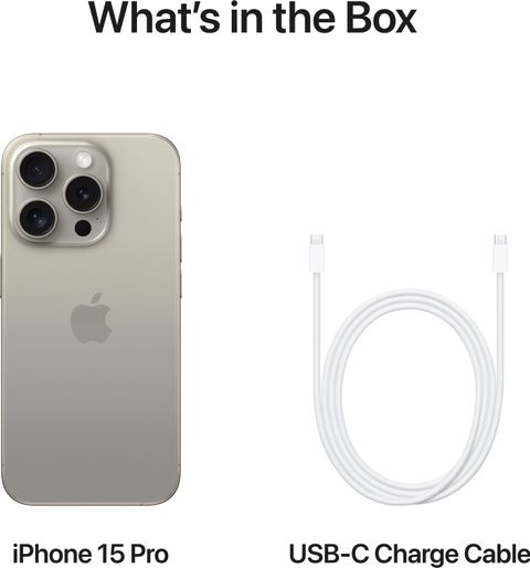 Apple iPhone 15 Pro (Natural Titanium, 256 GB)