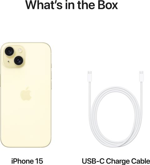 Apple iPhone 15 (Yellow, 128 GB)