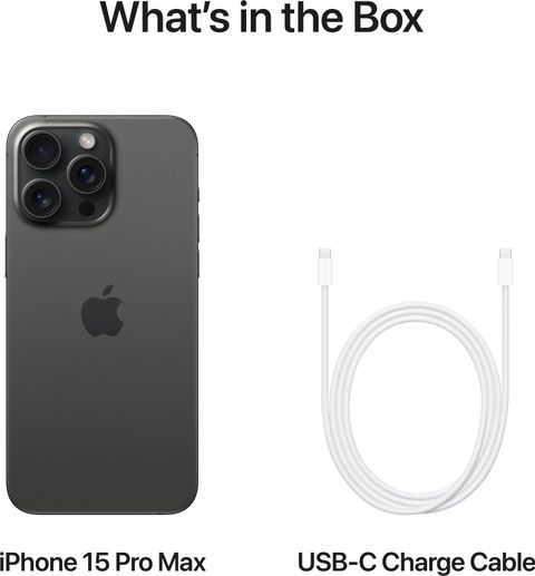 Apple iPhone 15 Pro Max (Black Titanium, 256 GB)