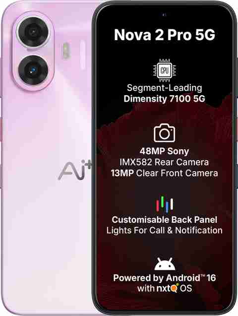 Ai+ Nova 2 Pro 5G (Purple, 128 GB, 8 GB RAM) - Image 5