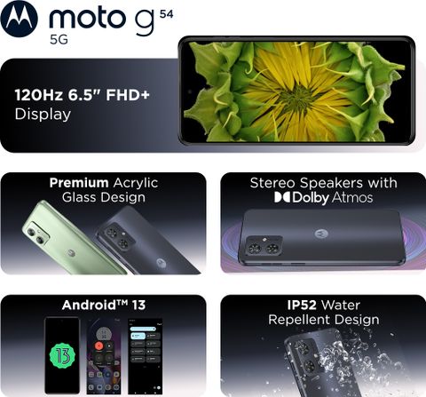 Motorola g54 5G Midnight Blue 128GB 8GB RAM - Image 6
