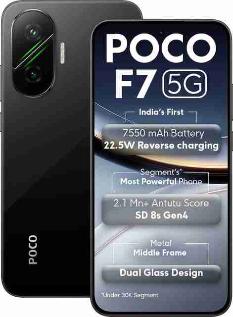 POCO F7 5G ( 256 GB Storage, 12 GB RAM ) Online at Best Prices