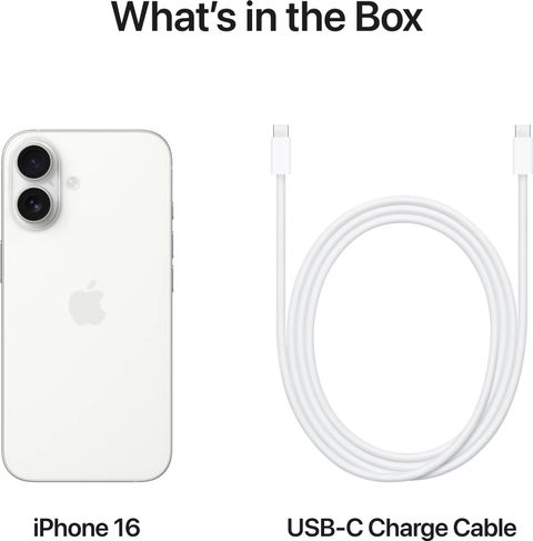 Apple iPhone 16 (White, 256 GB)