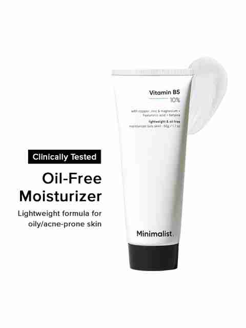 Minimalist 10% Vitamin B5 Oil Free Moisturizer with Zinc, Copper & - Image 3