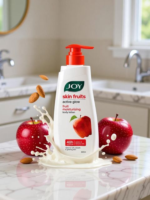 Joy Active Glow Fruits Moisturizing Body Lotion 600ml - Image 6