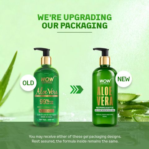 WOW SKIN SCIENCE Aloe Vera Multipurpose Beauty Gel 500ml - Image 8