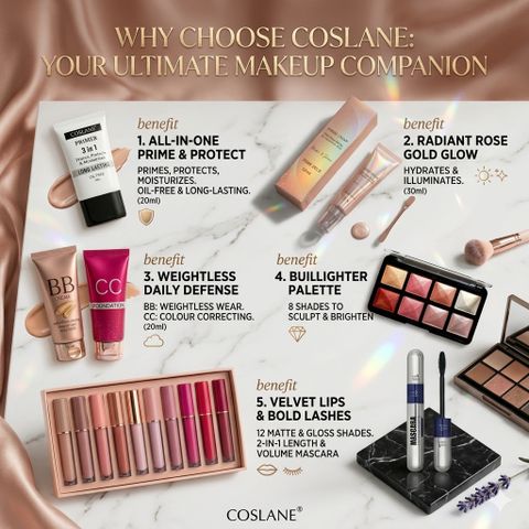 coslane Silk Glow CC Cream Foundation with Primer (40 g) - Image 8