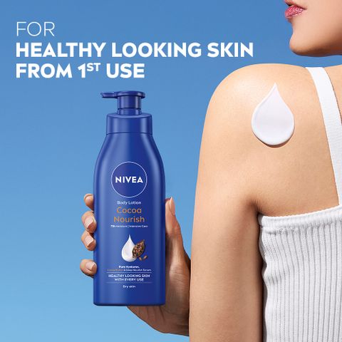 NIVEA Cocoa Nourish Body Lotion with Coconut Oil & Hyaluronic Acid, - Image 8