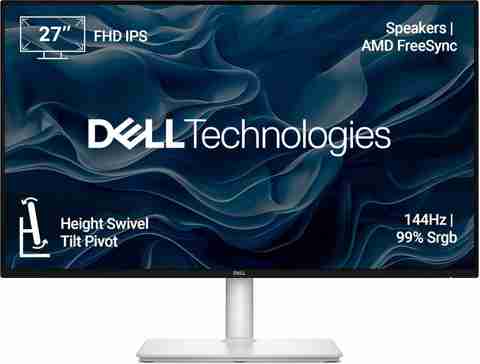 DELL S- SERIES 68.58 cm (27 inch) Full HD LED Backlit IPS Panel Gaming Monitor (S2725HSM- Contrast 1500:1, 2xHDMI, 6W SpK,TÃV Rheinland 4-Star Eye Comfort) (Frameless, AMD Free Sync, Response Time: 1 ms, 144 Hz Refresh Rate) - Image 5