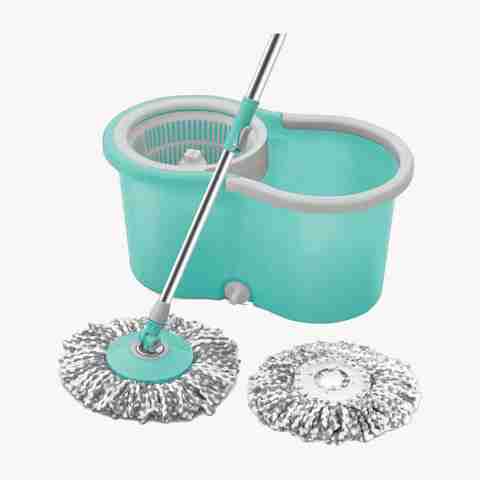Spotzero by Milton Manual Spin Mop & Bucket Set Dust Mop (Multicolor) - Image 5