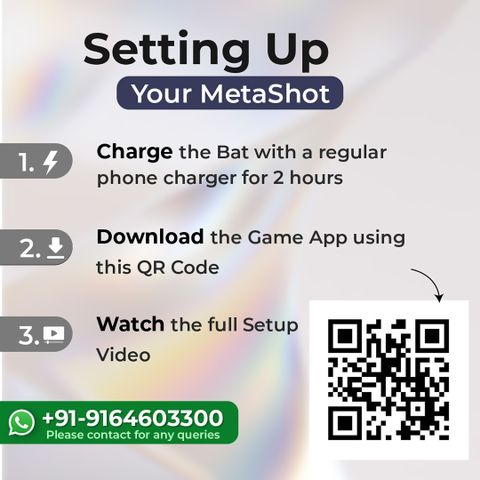 Metashot Augmented Reality Bat with Game for TVs, PC/Mac, iOS/Android, Tabs/iPad (Black, For PC, Mobile) - Image 4