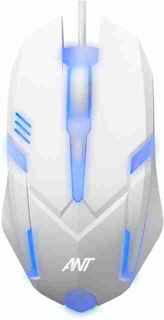 Ant GM46 RGB Lighting Wired Ergonomic Optical Gaming Mouse - Ant