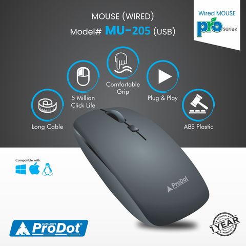 PRODOT Set of 3 Floated Key Keyboard Mouse Combo with USB Hub (Black) - Image 5