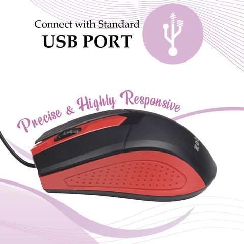 zebion K500 Wired Keyboard and Mouse Combo (Black) - Image 7